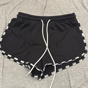 Black shein shorts